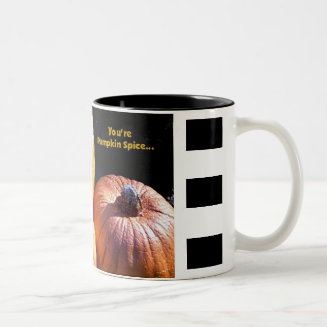 Caneca De Café Em Dois Tons Especiaria da abóbora (Direita)