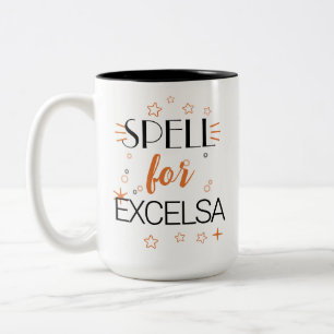 Caneca De Café Em Dois Tons Espelho Espelho De Bruxas Do Halloween - Floresta