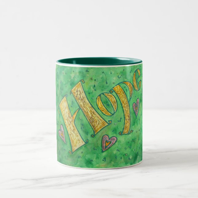 Caneca De Café Em Dois Tons Esperança (Centro)