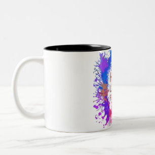 Caneca De Café Em Dois Tons Esperança Ilumina Futuros