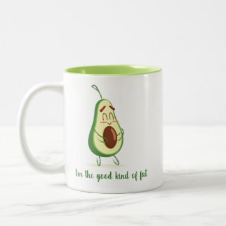 Caneca De Café Em Dois Tons Esperando Mãe Engraçado Avocado