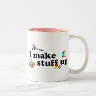 Caneca De Café Em Dois Tons Esperto - eu faço o material acima