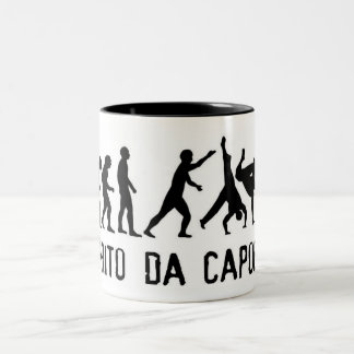 Caneca De Café Em Dois Tons espirito da capoeira