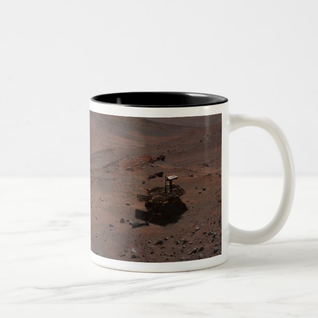 Caneca De Café Em Dois Tons Espírito de Exploração Mars (Direita)