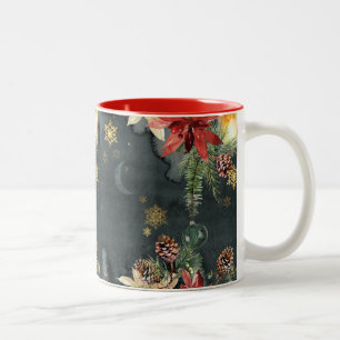 Caneca De Café Em Dois Tons Esplendor de Natal