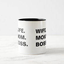 Esposa Mãe e Chefe Mug