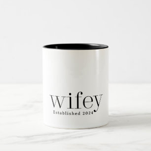 Caneca De Café Em Dois Tons Esposa Moderna