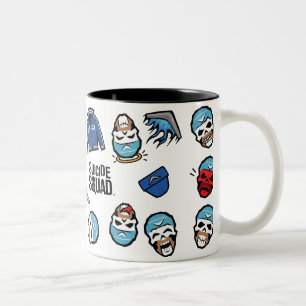 Caneca De Café Em Dois Tons Esquadrão Suicida   Capitão Boomerang Emoji Patter