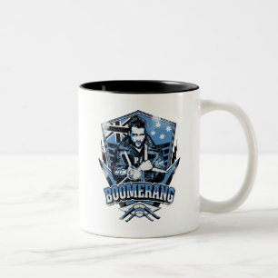 Caneca De Café Em Dois Tons Esquadrão Suicida   Crachá de Boomerang