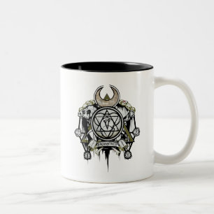 Caneca De Café Em Dois Tons Esquadrão Suicida   Enchantress Símbolos Tatuagem