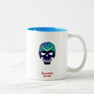 Caneca De Café Em Dois Tons Esquadrão Suicida | Ícone Cabeça de Boomerang