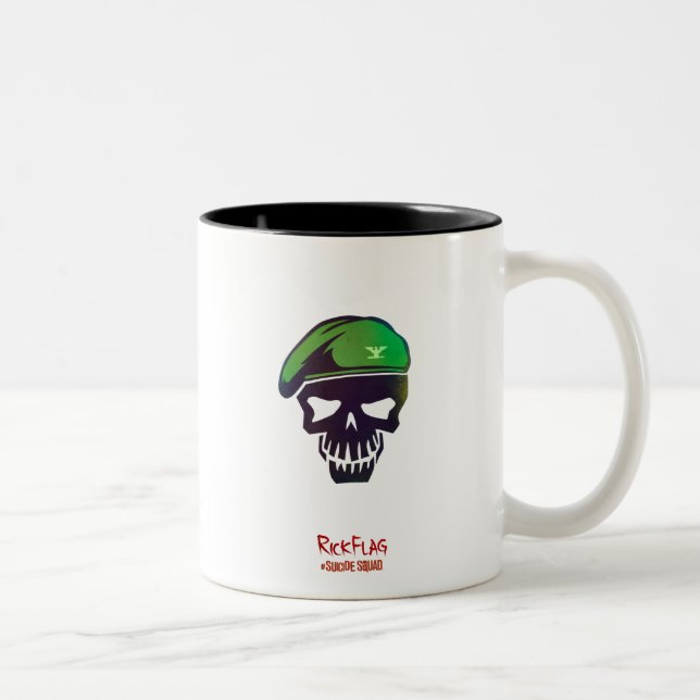 Caneca De Café Em Dois Tons Esquadrão Suicida | Ícone Cabeçalho do Rick (Direita)