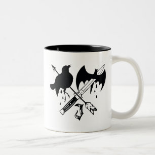 Caneca De Café Em Dois Tons Esquadrão Suicida Símbolo de Joker