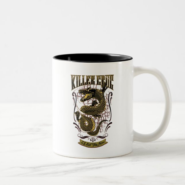 Caneca De Café Em Dois Tons Esquadrão Suicida | Tatuagem em Croc (Direita)