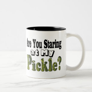 Caneca De Café Em Dois Tons Está a olhar?