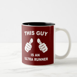 Caneca De Café Em Dois Tons Esta Cara É Um Ultra Runner