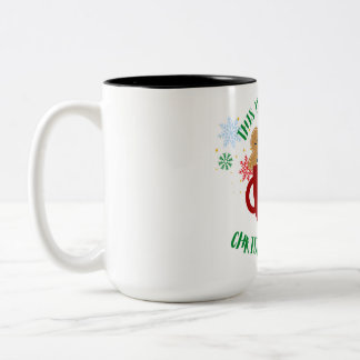 Caneca De Café Em Dois Tons Esta é a minha torcida de Natal