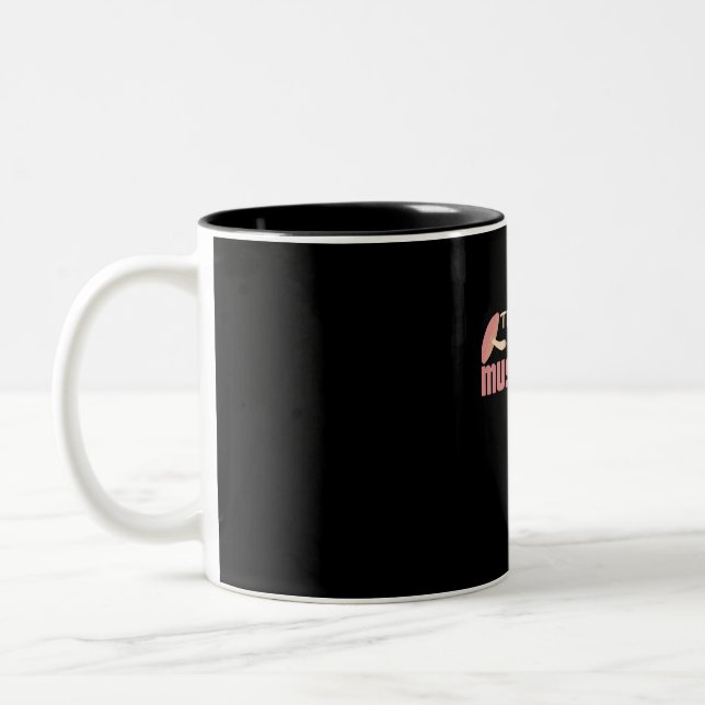 Caneca De Café Em Dois Tons Esta Menina Adora Cogumelos (Esquerda)