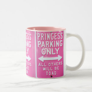 Caneca De Café Em Dois Tons Estacionamento da princesa