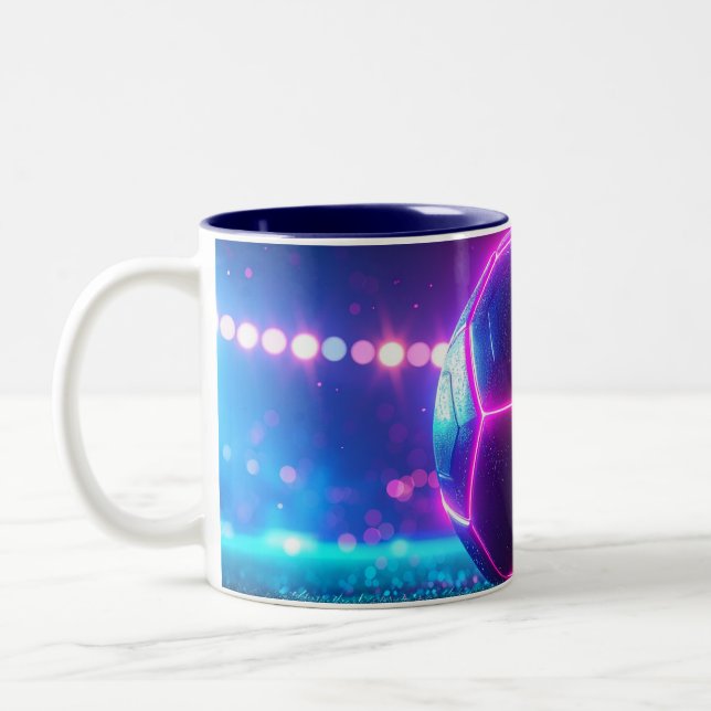 Caneca De Café Em Dois Tons Estádio Mega de Futebol (Esquerda)