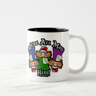 Caneca De Café Em Dois Tons Estamos todos loucos aqui! Taça Café