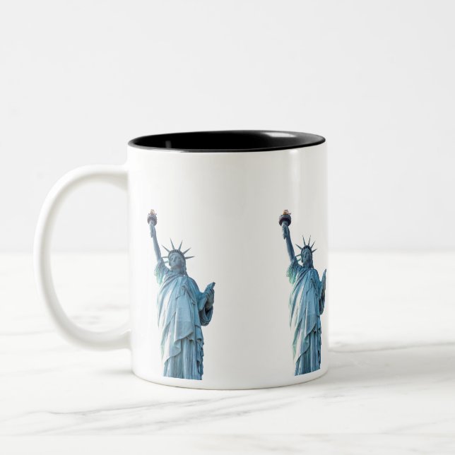 Caneca De Café Em Dois Tons Estátua da liberdade (Esquerda)