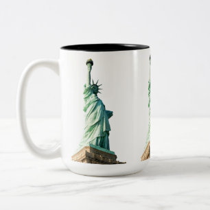Caneca De Café Em Dois Tons Estátua da liberdade