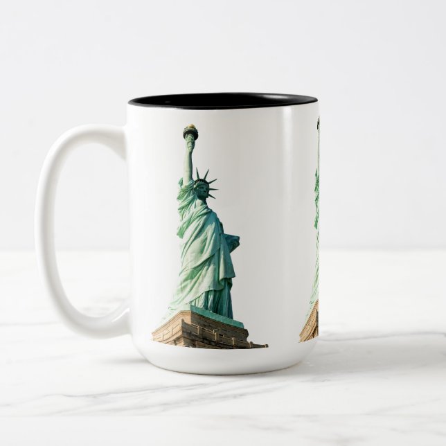 Caneca De Café Em Dois Tons Estátua da liberdade (Esquerda)