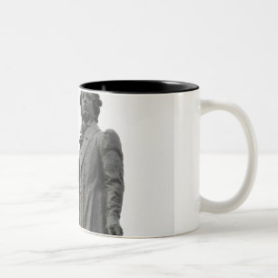 Caneca De Café Em Dois Tons Estátua de Alexander Pushkin, São Petersburgo