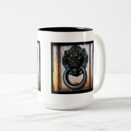 Caneca De Café Em Dois Tons Este é Campbell CA, Historic Ansley House Knocker