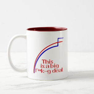 Caneca De Café Em Dois Tons Este é um grande negócio de f**k—g