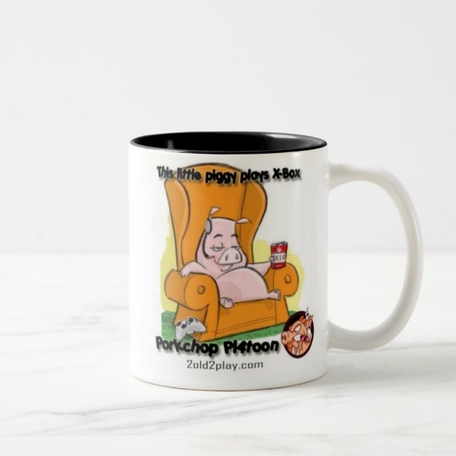 CANECA DE CAFÉ EM DOIS TONS ESTE LEITÃO PEQUENO (Direita)