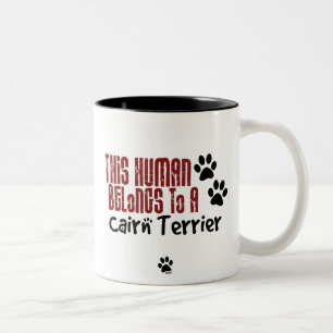 Caneca De Café Em Dois Tons Este ser humano pertence a um monte de pedras