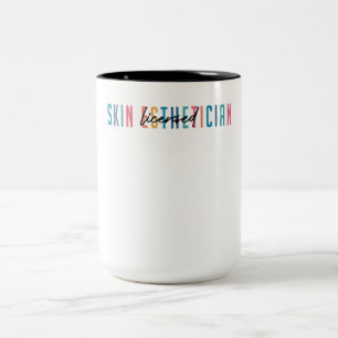 Caneca De Café Em Dois Tons Estetizador Da Pele Licenciado - Est Da Pele