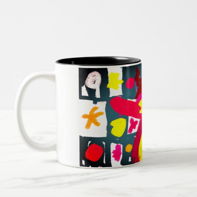 Caneca De Café Em Dois Tons Estilo de estrela-do-mar (Esquerda)