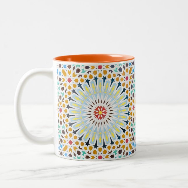 Caneca De Café Em Dois Tons Estilo marocain | safra (Esquerda)
