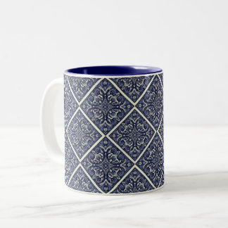 Caneca De Café Em Dois Tons Estilo vitoriano