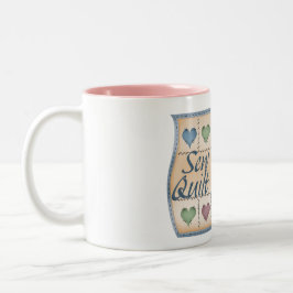 Caneca De Café Em Dois Tons Estofe um riso