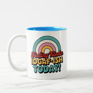 Caneca De Café Em Dois Tons estou a sentir-me meio tonto hoje