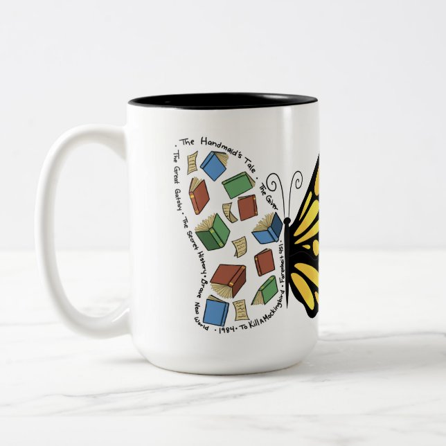 Caneca De Café Em Dois Tons Estou com o Proibido (Esquerda)
