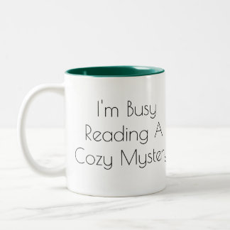 Caneca De Café Em Dois Tons Estou ocupado lendo