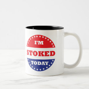 Caneca De Café Em Dois Tons Estou parado hoje