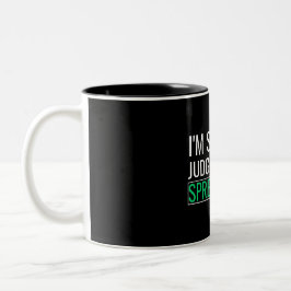 Caneca De Café Em Dois Tons Estou Silenciosamente Julgando Sua Planilha