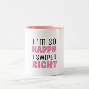 Caneca De Café Em Dois Tons Estou Tão Feliz Que Perfurei O Dia de os namorado