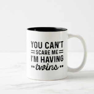 Caneca De Café Em Dois Tons Estou tendo gêmeos