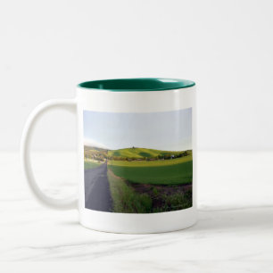 Caneca De Café Em Dois Tons Estrada