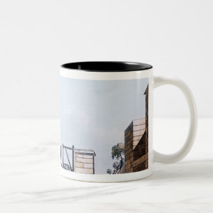Caneca De Café Em Dois Tons Estrada de ferro de Liverpool e de Manchester: