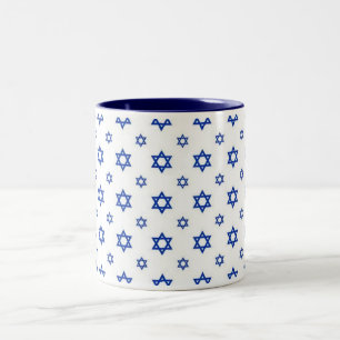 Caneca De Café Em Dois Tons Estrela Azul de David