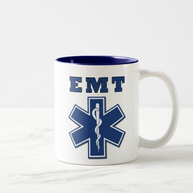 Caneca De Café Em Dois Tons Estrela da Vida EMT (Direita)