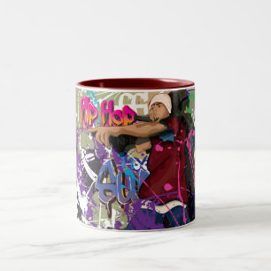 Caneca De Café Em Dois Tons Estrela do Hip Hop